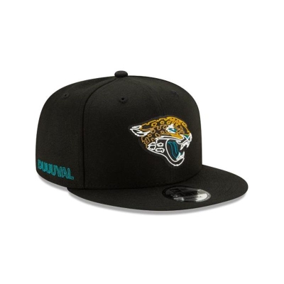 Jacksonville Jaguars Gorra | New Era Official NFL Draft 9fifty Snapback Cap Mexico - Negros